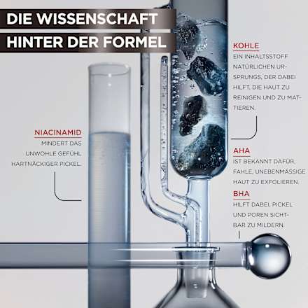 Serum Anti-Unreinheiten AHA + BHA Kohle Garnier Skin Active