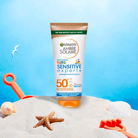 Sonnenmilch Kids Ambre Sensitive LSF 50+ Garnier Ambre Solaire