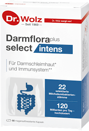 Dr. Wolz Darmflora plus select intens Kapseln 80 St Darmflora