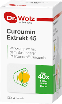 Dr. Wolz Curcumin Extrakt 45 Kapseln 90 St Curcumin