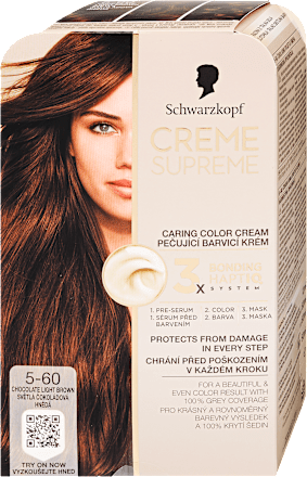 Boja za kosu – 5-60 Chocholate Light Brown Schwarzkopf CREME SUPREME