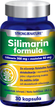 Silmarin formula - očuvanje normalne fukcije jetre i digestivnog trakta STRONG NATURE