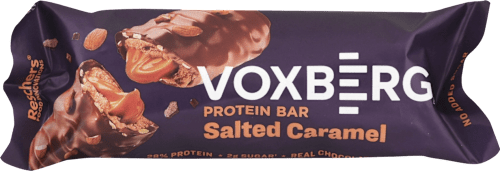 Proteínová tyčinka s príchuťou slaného karamelu v mliečnej čokoláde  VOXBERG
