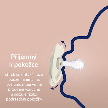 Prime dudlík silikonový 0-6m Blue LOVI