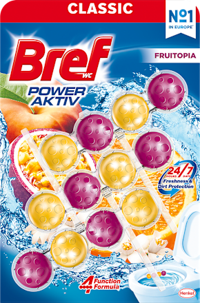 WC blok Power Aktiv Fruitopia 3x50 g Bref