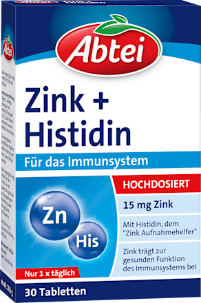 Zink plus Histidin Tabletten Abtei