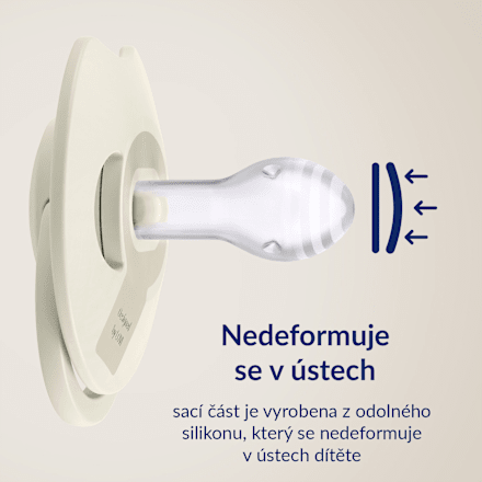 Prime dudlík silikonový 18m+ Pistachio/Green LOVI