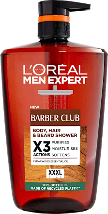 sprchový gel 3 v 1 Barber Club XXXL L'ORÉAL PARiS MEN EXPERT