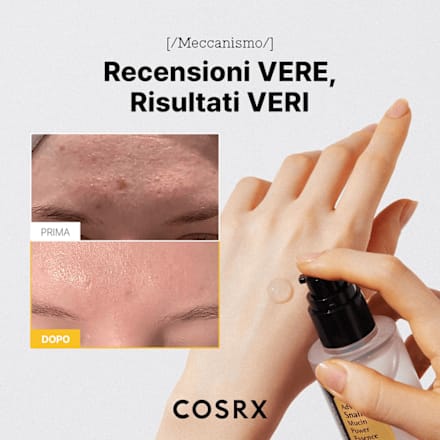 Essenza siero Advanced Snail 96 alla bava di lumaca Cosrx