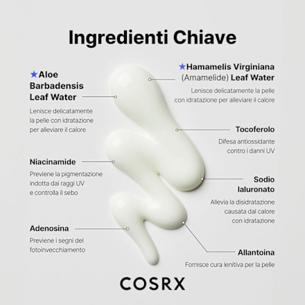 Crema viso Ultra-Light Invisible Sunscreen con SPF50 Cosrx