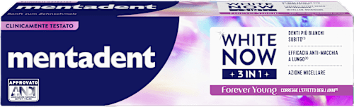 Dentifricio White Now 3in1 Forever Young mentadent