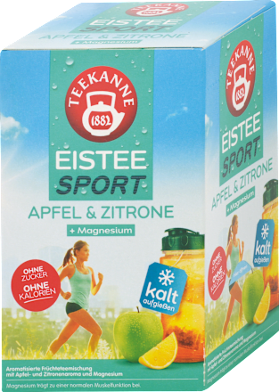 Ľadový ovocný čaj Sport jablko & citrón + magnézium Teekanne