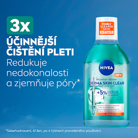 Derma Skin Clear micelární voda NIVEA