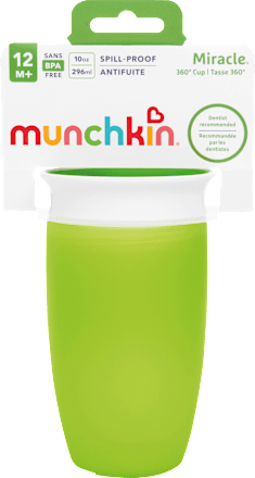 Trinklernbecher 360° grün, 296 ml munchkin