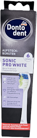 Náhradné hlavice na sonickú kefku Pro White Dontodent