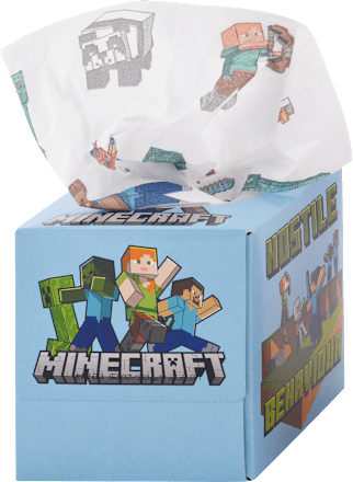 Detské hygienické vreckovky v boxe MINECRAFT