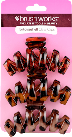 tortoiseshell šnale za kosu - set brush works