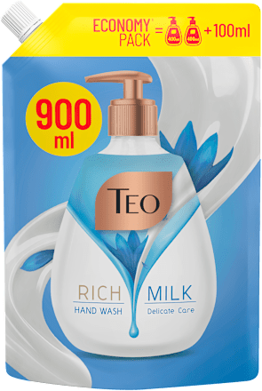 Пълнител за течен сапун Rich MIlk Delicate Care Teo