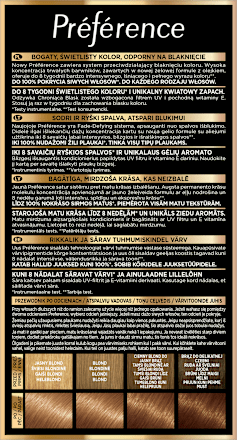 Farba do włosów 7.3 Złocisty Blond L'ORÉAL PARiS PRÉFÉRENCE