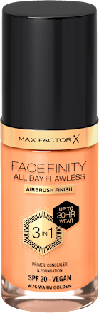 Facefinity 3u1 tekući puder – 76 Warm Golden MAX FACTOR