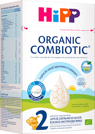 Био преходно мляко за кърмачета Combiotic 2 HiPP