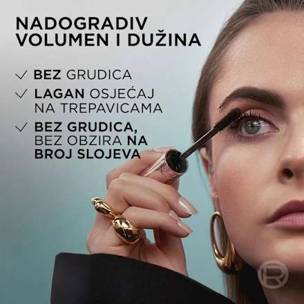 Paradise Big Deal vodootporna maskara – Black L'ORÉAL PARiS