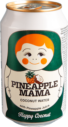 PINEAPPLE MAMA osvežavajuće piće - kokosova voda i sok od ananasa DRINK MAMAS