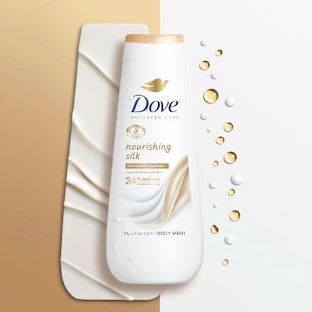 Advanced Care nourishing silk sprchový gel Dove
