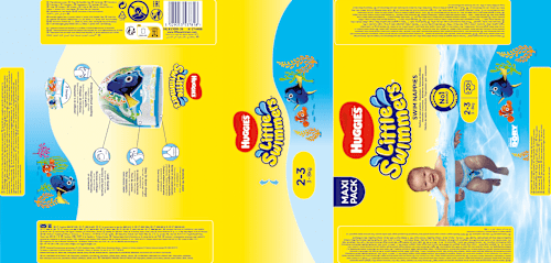 Schwimmwindeln Gr. 2/3 (3-8 kg), Bigpack Huggies Little Swimmers