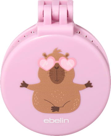 Spiralklappbürste mit Spiegel Don't worry be cappy ebelin