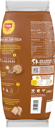 Brot, Meisterbäckers Mehrkorn (12 Stück), glutenfrei Schär