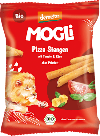 Kindersnack Pizzastangen mit Käse und Olivenöl MOGLi