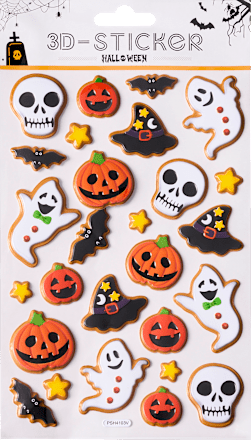 Aufkleber Halloween Gespenst/Kürbis Dekorieren & Einrichten