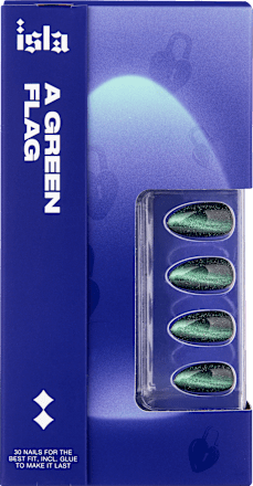Nagelset Press On Nails, A Green Flag isla