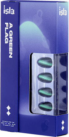 Nagelset Press On Nails, A Green Flag isla