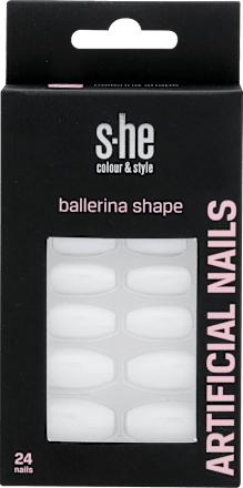 Künstliche Nägel Ballerina Shape s-he colour&style