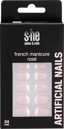 Francia manikűr műköröm, rosé s-he colour&style