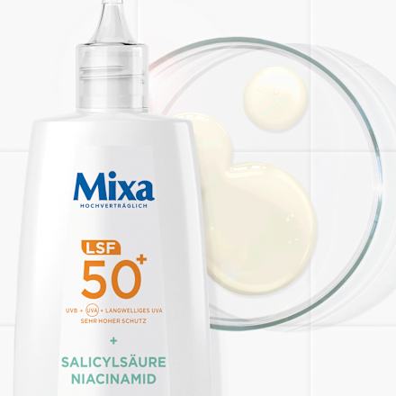 Gesichtsfluid Anti-Unreinheiten LSF 50+ Mixa