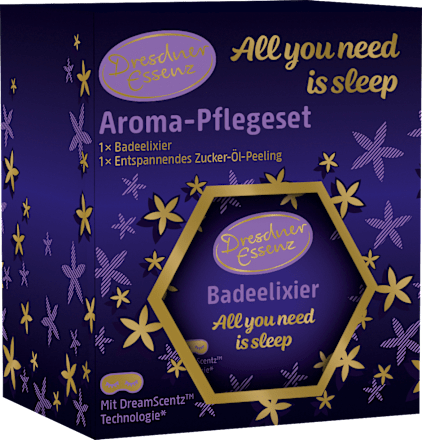 Geschenkset Badeelixier All you need is sleep 2tlg Dresdner Essenz