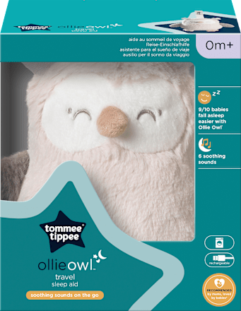 Einschlafhilfe wiederaufladbar für unterwegs, Ollie die Eule Tommee Tippee