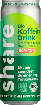 Erfrischungsgetränk, Koffein Drink Limette & Minze share