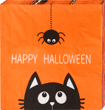 Servietten "HAPPY HALLOWEEN" (33x33 cm) BOLTZE