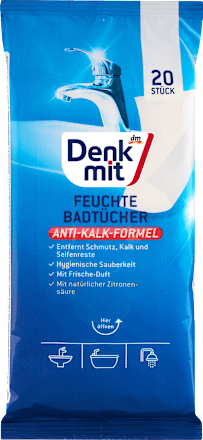 Vlhčené utierky na kúpeľne Denkmit