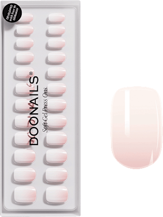 Künstliche Nägel, Soft Gel Press Ons Babyboomer Short Square Doonails