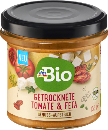 Brotaufstrich, Getrocknete Tomate & Feta dmBio