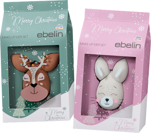 Darilni set gobic za ličenje Merry Christmas, 3-delni, več različic ebelin