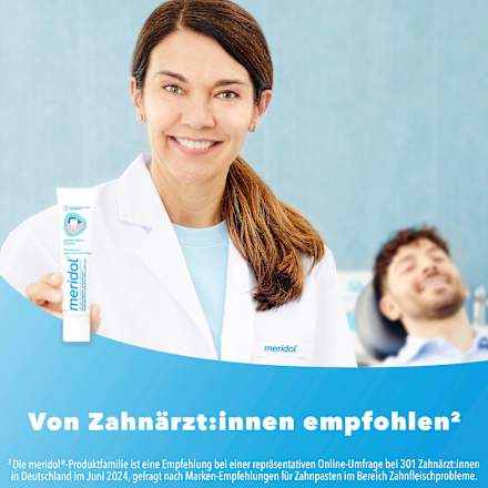 Zahnpasta Zahnfleischschutz, Reisegröße meridol