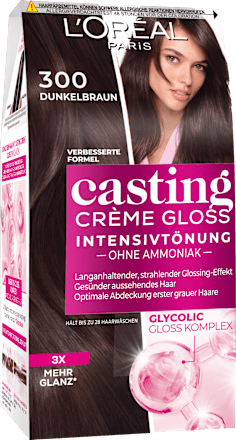 Intensivtönung 300 Dunkelbraun L'ORÉAL PARiS CASTING Crème Gloss