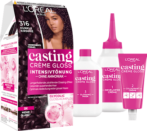 Intensivtönung 316 Dunkle Kirsche L'ORÉAL PARiS CASTING Crème Gloss