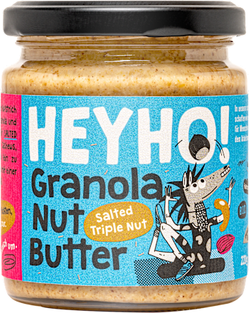 Nusscreme Granola Nut Butter Salted Triple Nut HEYHO!